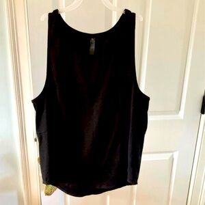 90 Degree by Reflex tank black cropped sleeveless top activewear athletic